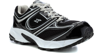 Sparx Men 118 Running Shoes For Men(Black, Silver, Blacksilver