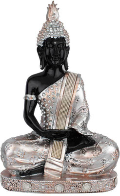 StatueStudio Resin Black Silver Sitting Buddha Statue Décor Gift Showpiece Statue 1.5 Feet Decorative Showpiece - 45.72 cm(Polyresin, Black)
StatueStudio Resin Black Silver Sitting Buddha Statue Décor Gift Showpiece Statue 1.5 Feet Decorative Showpiece - 45.72 cm(Polyresin, Black)