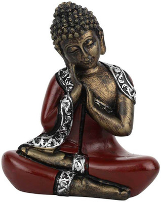 StatueStudio Small Mini Resin Buddha Craft Corporate Gift Item Décor Idol Statue Showpiece 6" Decorative Showpiece - 15.24 cm(Polyresin, Red)
StatueStudio Small Mini Resin Buddha Craft Corporate Gift Item Décor Idol Statue Showpiece 6" Decorative Showpiece - 15.24 cm(Polyresin, Red)
