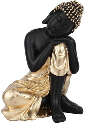 StatueStudio Indian Sakyamuni Thinking Resting Buddha Idol For Sale Décor Gifting Statue 9" Decorative Showpiece - 22.86 cm(Polyresin, Black)
StatueStudio Indian Sakyamuni Thinking Resting Buddha Idol For Sale Décor Gifting Statue 9" Decorative Showpiece - 22.86 cm(Polyresin, Black)