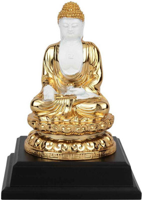 StatueStudio Polystone Gold Plated Buddhist Deity Buddha Home Decoravtive Idol Gift Statue 6" Decorative Showpiece - 16.51 cm(Polyresin, Gold)
StatueStudio Polystone Gold Plated Buddhist Deity Buddha Home Decoravtive Idol Gift Statue 6" Decorative Showpiece - 16.51 cm(Polyresin, Gold)