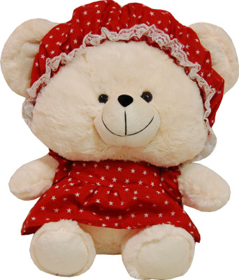 surbhi 2416red - 40 cm(Cream, Red)