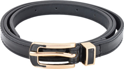 Stylehoops Women Party Black Artificial Leather Belt