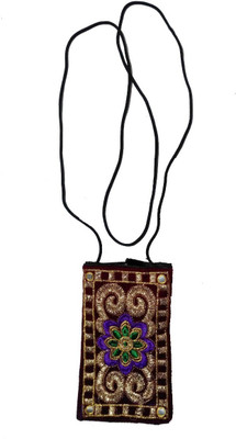 Indias Creation Pouch Potli(Brown)