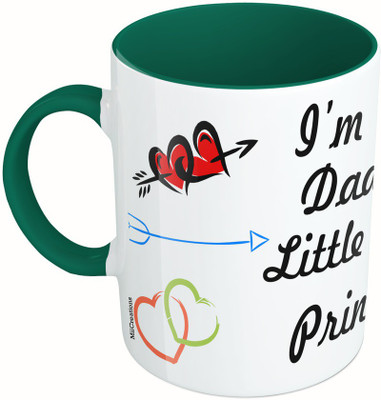 MiiCreations Printed Two Tone Green And White I'M Daddy's Little Princess Ceramic Mug(325 ml)
MiiCreations Printed Two Tone Green And White I'M Daddy's Little Princess Ceramic Mug(325 ml)