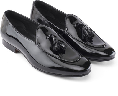 Missimo Belgian Casuals For Men(Black, Black patent