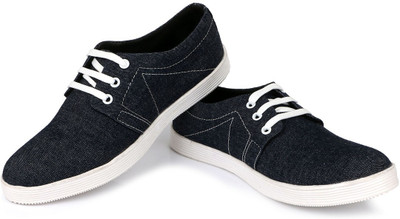 Lzee Canvas Shoes For Men(Black