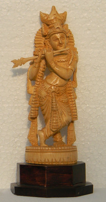 Wooden Lord Krishna Statue - 6 inch height Decorative Showpiece - 16 cm(Wooden, Beige)
Wooden Lord Krishna Statue - 6 inch height Decorative Showpiece - 16 cm(Wooden, Beige)