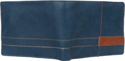 LANDER Men Blue Artificial Leather Wrist Wallet(6 Card Slots)