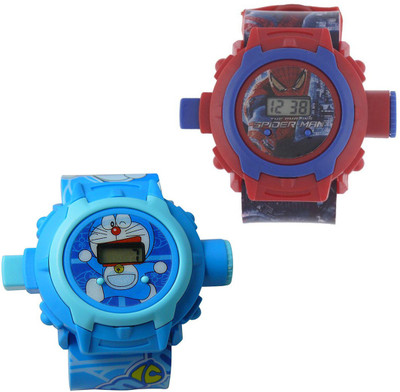 Shanti Enterprises Combo Spiderman and Doraemon 24 Images Projector Watch Watch - For Boys & Girls
Shanti Enterprises Combo Spiderman and Doraemon 24 Images Projector Watch Watch - For Boys & Girls