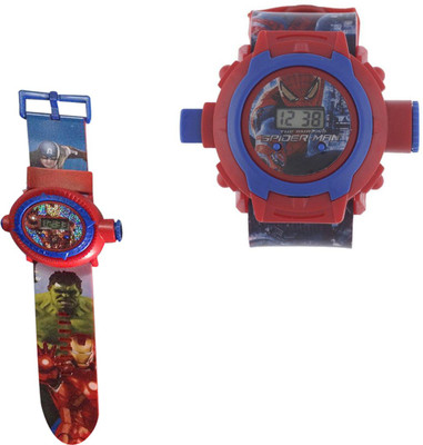 Shanti Enterprises Combo Avengers and Spiderman 24 Images Projector Watch Watch - For Boys & Girls
Shanti Enterprises Combo Avengers and Spiderman 24 Images Projector Watch Watch - For Boys & Girls