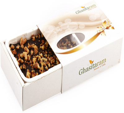 Ghasitaram Gifts Walnut Chocolate Fudge Chocolate Fudges(300 g)