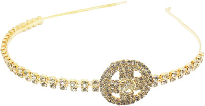 AccessHer Rhinestone Studded Golden Metal Head band Crown for Girls and Women Hair Band(Gold)
AccessHer Rhinestone Studded Golden Metal Head band Crown for Girls and Women Hair Band(Gold)