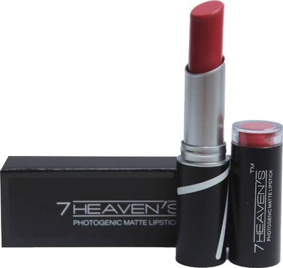 AV 7 Heaven Photogenic Matte Lipstick(105 Cherry Red)