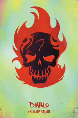 suicide squad diablo Paper Print(18 inch X 12 inch, Rolled)