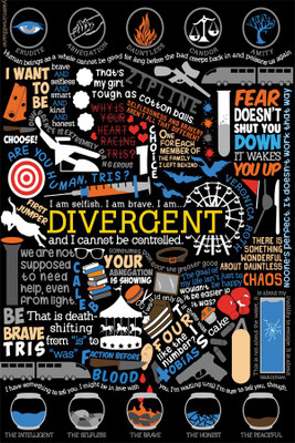 RadhaKripa divergent Paper Print(18 inch X 12 inch, Rolled)