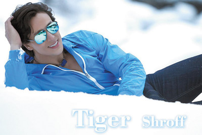RadhaKripa Tiger Shroff blue Paper Print(18 inch X 12 inch, Rolled)