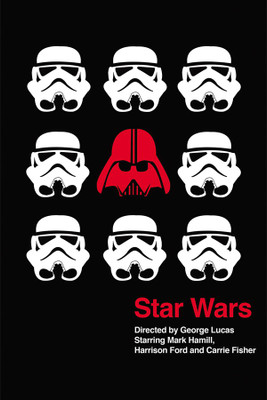 RadhaKripa star war Poster Paper Print(18 inch X 12 inch, Rolled)