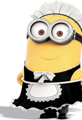 RadhaKripa Minions girl Poster Paper Print(18 inch X 12 inch, Rolled)