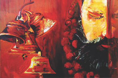 RadhaKripa devotion Paper Print(18 inch X 12 inch, Rolled)