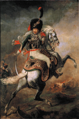 RadhaKripa gericault hors man Paper Print(18 inch X 12 inch, Rolled)