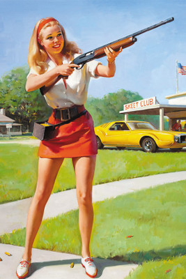 RadhaKripa gil elvgren Paper Print(18 inch X 12 inch, Rolled)