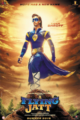 RadhaKripa fliying jatt Poster Paper Print(18 inch X 12 inch, Rolled)
