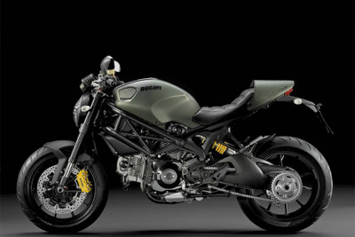 RadhaKripa ducati moster Paper Print(18 inch X 12 inch, Rolled)