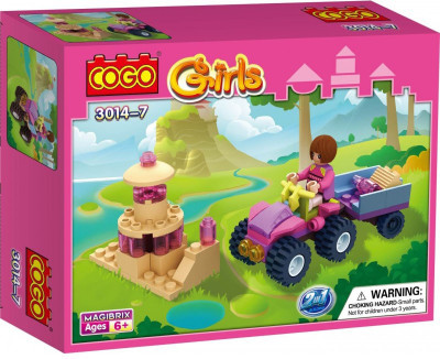 ToysBuggy Cogo Girls Block Set - 3014-7(Multicolor)