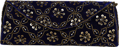 WhiteAsh Casual Blue Clutch