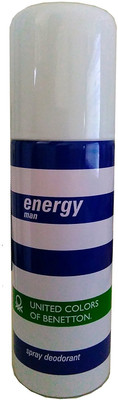 Benetton Energy Man Deodorant Spray - For Men(150 ml)