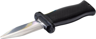 Happy GiftMart Fake Prank Magic Knife Dagger Retractable Plastic Blade Knife Gag Toy(Black)