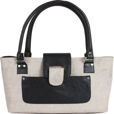 Brover Shoulder Bag(White, Black), Black;white