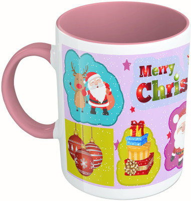 MiiCreations Printed Two Tone Pink And White Christmas Wishes Ceramic Mug(325 ml)
MiiCreations Printed Two Tone Pink And White Christmas Wishes Ceramic Mug(325 ml)