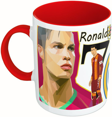 MiiCreations Printed Two Tone Red And White Ronaldo Football Team Ceramic Mug(325 ml)
MiiCreations Printed Two Tone Red And White Ronaldo Football Team Ceramic Mug(325 ml)