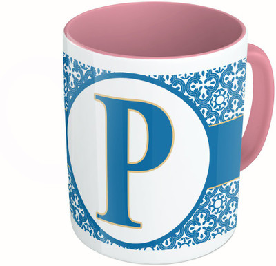 MiiCreations Printed Two Tone Pink And White Alphabet Letter "P" Ceramic Mug(325 ml)
MiiCreations Printed Two Tone Pink And White Alphabet Letter "P" Ceramic Mug(325 ml)