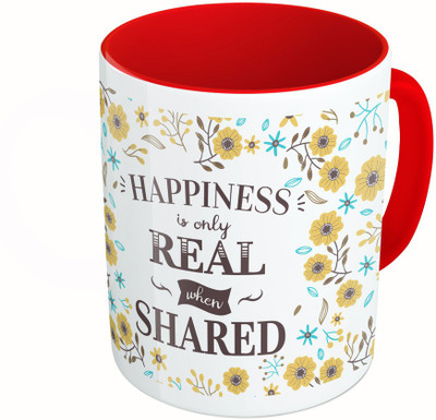 MiiCreations Printed Two Tone Red And White Happiness Is Only Real Shen Shared Ceramic Mug(325 ml)
MiiCreations Printed Two Tone Red And White Happiness Is Only Real Shen Shared Ceramic Mug(325 ml)