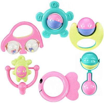 Taaza Garam kids High quality imported Lovely Mixed Colourful Non Toxic Rattles for Babies with Toddlers or Infants Child Pack Of 5
Taaza Garam kids High quality imported Lovely Mixed Colourful Non Toxic Rattles for Babies with Toddlers or Infants Child Pack Of 5