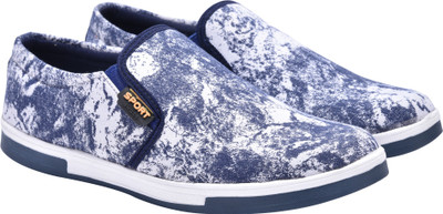 Walk Jump casuals,party wear,outdoors,canvas shoes,printed Slip On Sneakers For Men(Blue, White
Walk Jump casuals,party wear,outdoors,canvas shoes,printed Slip On Sneakers For Men(Blue, White
