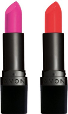 Avon Anew True Color Perfectly Matte Lipstick (set of 2)(Coral Fever - Electric Pink, 8 g)
Avon Anew True Color Perfectly Matte Lipstick (set of 2)(Coral Fever - Electric Pink, 8 g)