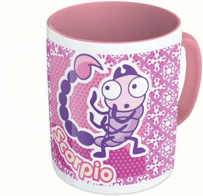 MiiCreations Printed Two Tone Pink And White Zodiac Sign Scorpio Ceramic Mug(325 ml)
MiiCreations Printed Two Tone Pink And White Zodiac Sign Scorpio Ceramic Mug(325 ml)