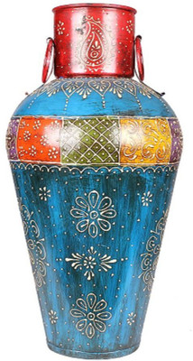 Apkamart Handicraft Corner Pot - Decorative Metallic Corner Showpiece for Home Decor and Gifts Iron Vase(18 inch, Multicolor)
Apkamart Handicraft Corner Pot - Decorative Metallic Corner Showpiece for Home Decor and Gifts Iron Vase(18 inch, Multicolor)