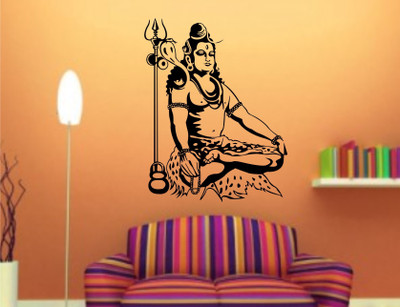 Wall Guru Vinyl Wall Decal And Sticker Sticker(Pack of 1, Black
