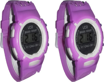 Fashion Gateway Kids Digital watch Purple, pack of 2 Purple Watch - For Boys & Girls
Fashion Gateway Kids Digital watch Purple, pack of 2 Purple Watch - For Boys & Girls