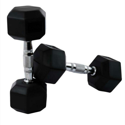 Arnav 5 Kg * 2 Pcs IMPORTED RUBBER COATED HEXAGON Fixed Weight Dumbbell(10 kg), Black
Arnav 5 Kg * 2 Pcs IMPORTED RUBBER COATED HEXAGON Fixed Weight Dumbbell(10 kg), Black