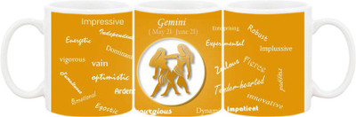 Ashvah Mug365 Ceramic Mug(350 ml), Multicolor