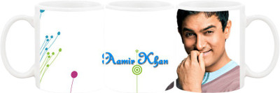 Ashvah Mug509 Ceramic Mug(350 ml), Multicolor