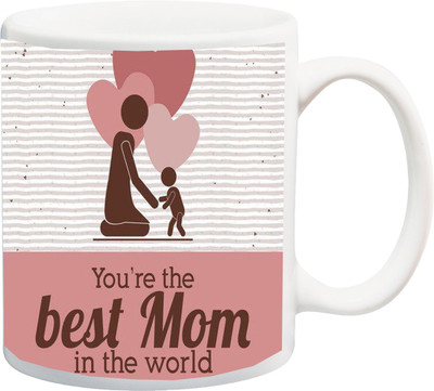 ME&YOU Gift for mum/maa/mother/mummy;You're the best Mom in the world printed Ceramic Mug(325 ml), Multicolor
ME&YOU Gift for mum/maa/mother/mummy;You're the best Mom in the world printed Ceramic Mug(325 ml), Multicolor