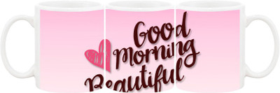 Ashvah Mug568 Ceramic Mug(350 ml), Multicolor