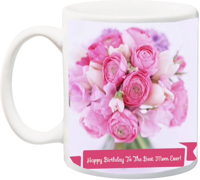 ME&YOU Gift for mum/maa/mother/mummy;Happy Birthday To The Best Mom Ever Rose Pink printed Ceramic Mug(325 ml), Multicolor
ME&YOU Gift for mum/maa/mother/mummy;Happy Birthday To The Best Mom Ever Rose Pink printed Ceramic Mug(325 ml), Multicolor